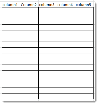 column right edge border