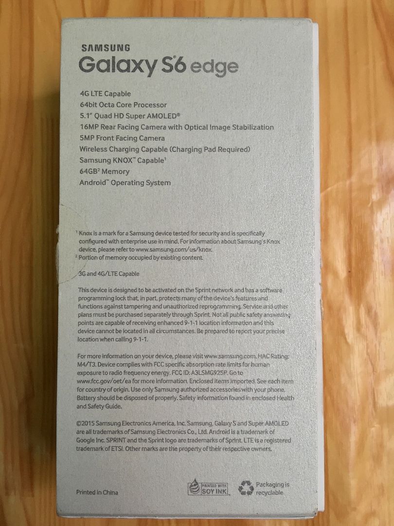 S6 Edge 64G Sprint new 100% chưa active - 1