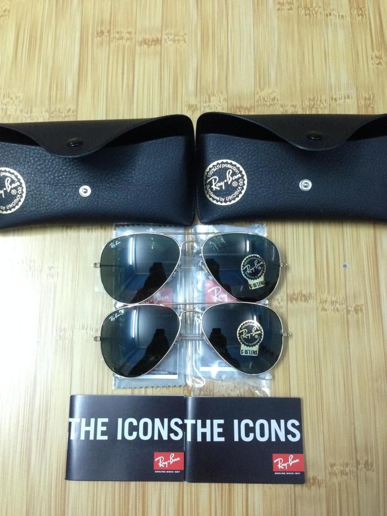 02 cây rayban từ us