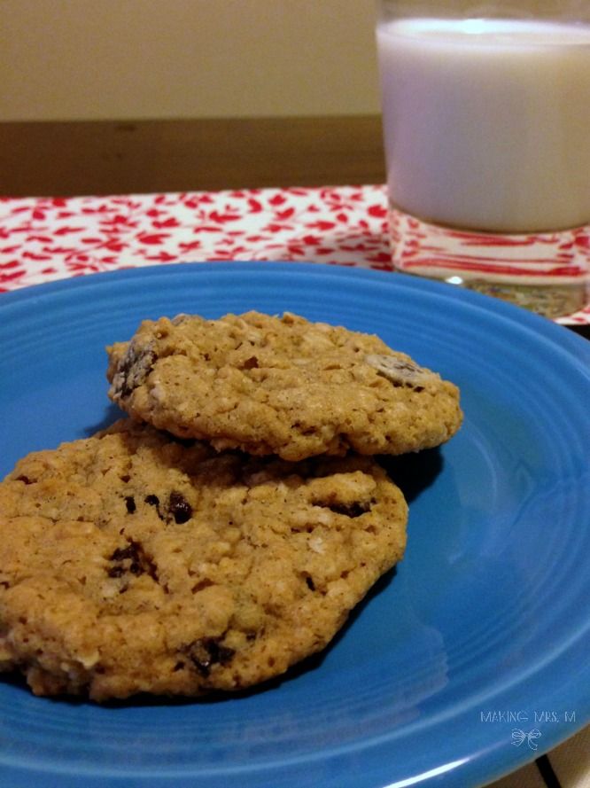 The Best Oatmeal Cookie Recipe EVER! Add raisins OR Chocolate Chips!