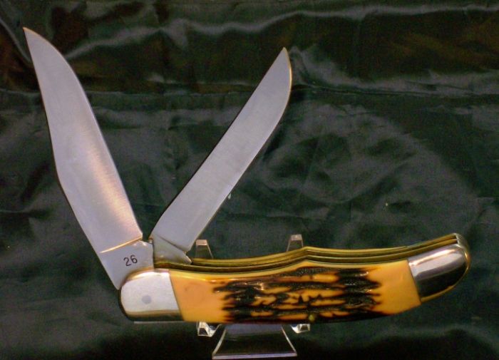 Camillus 26 Folding Hunter Original Packaging,Papers W/Original Leather