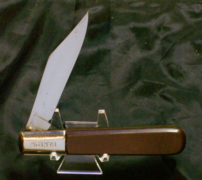 Sabre Ireland Barlow Knife W/Brown Handles 43/4 Closed Very Sharp NOS