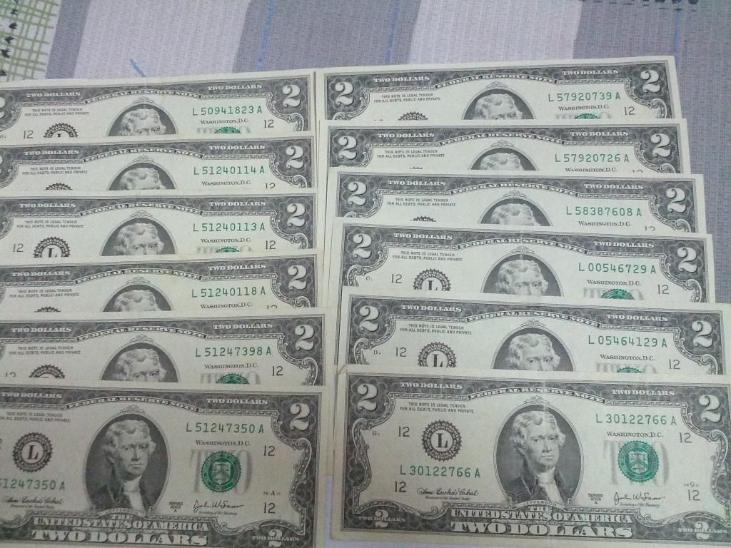 2$ 1928 , 1953 , 1963 , 1976 , 2003 , 1 & 2 Euro , tiền VN series đẹp và các loại - 19