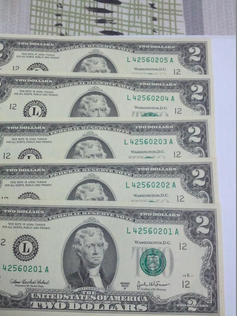2$ 1928 , 1953 , 1963 , 1976 , 2003 , 1 & 2 Euro , tiền VN series đẹp và các loại - 17