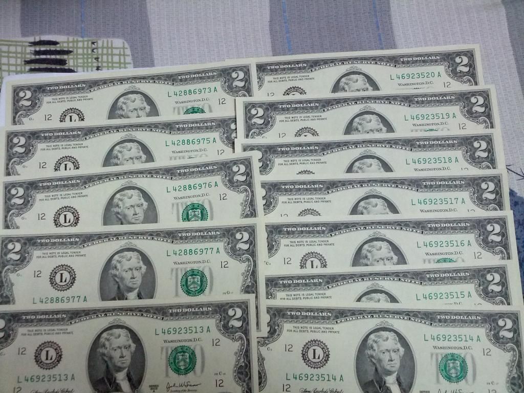 2$ 1928 , 1953 , 1963 , 1976 , 2003 , 1 & 2 Euro , tiền VN series đẹp và các loại - 6