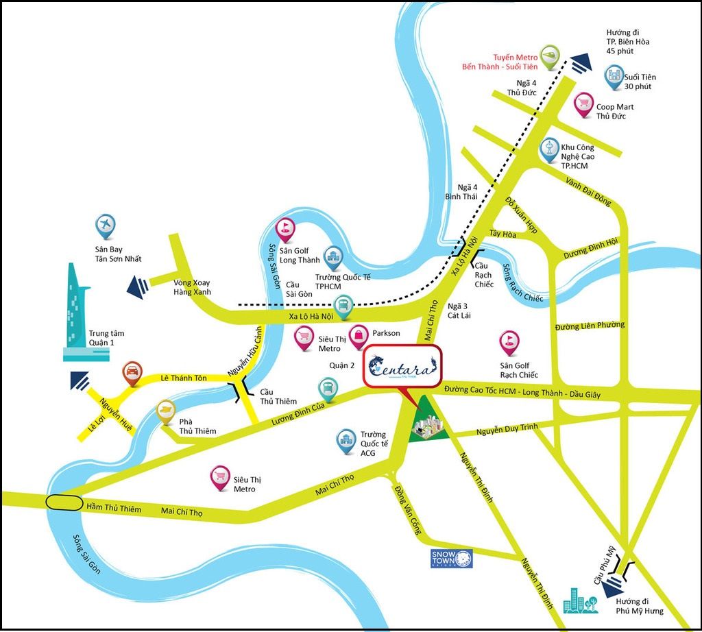 vi-tri-centara-thu-thiem vị trí chung cu hoa sen