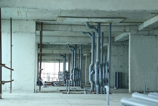 Thi công hệ thống cấp thoát nước đến tầng 9