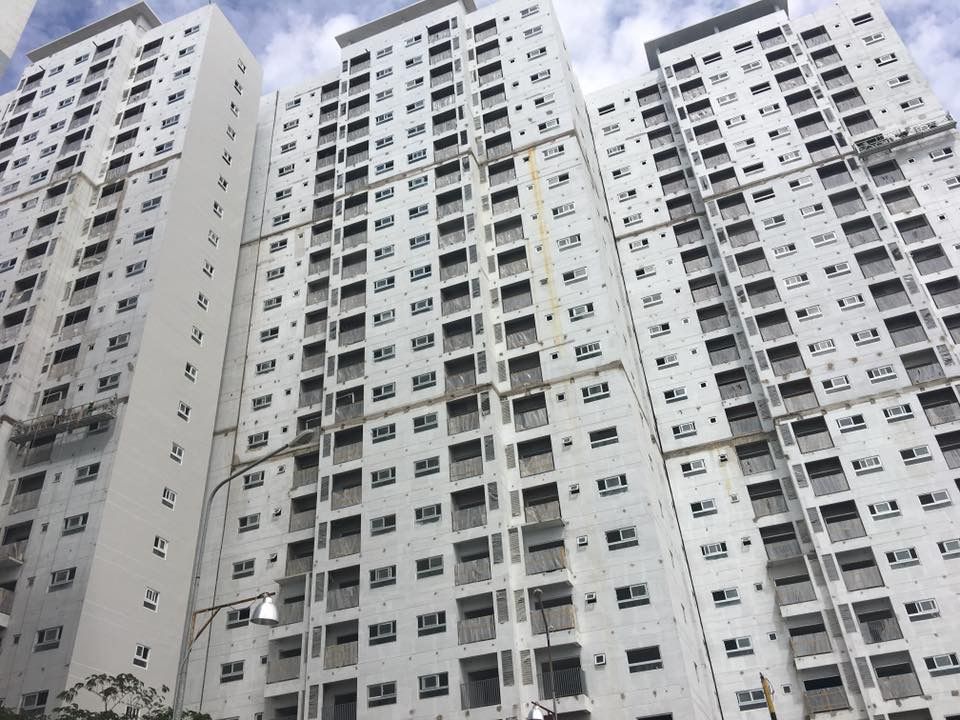 Mặt ngoài căn hộ đã hoàn thiện hơn 90%