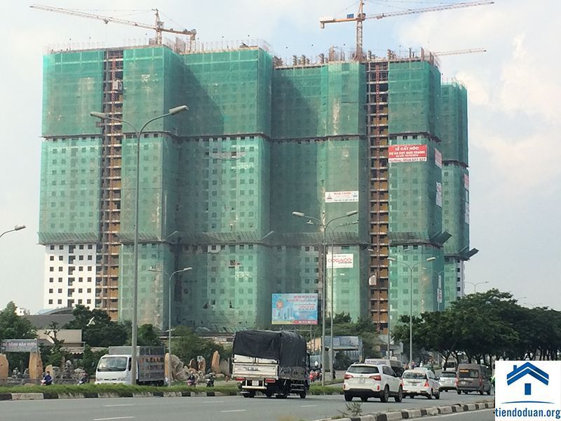 Dự án đã cất nóc và bước vào giai đoạn hoàn thiện