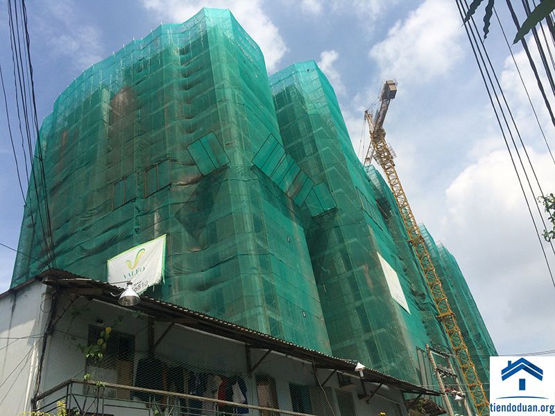 Dự án đã tiến hành cất nóc