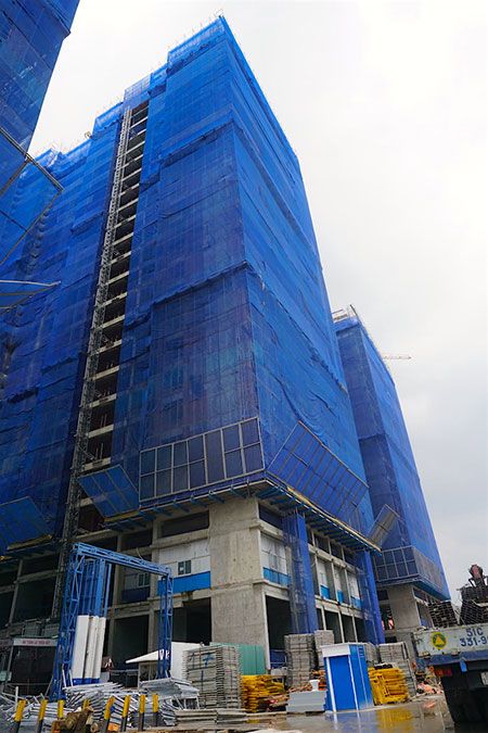 Tiến độ thi công tòa Landmark 6 (cập nhật ngày 15/10/2016): Đang lên sàn 17.