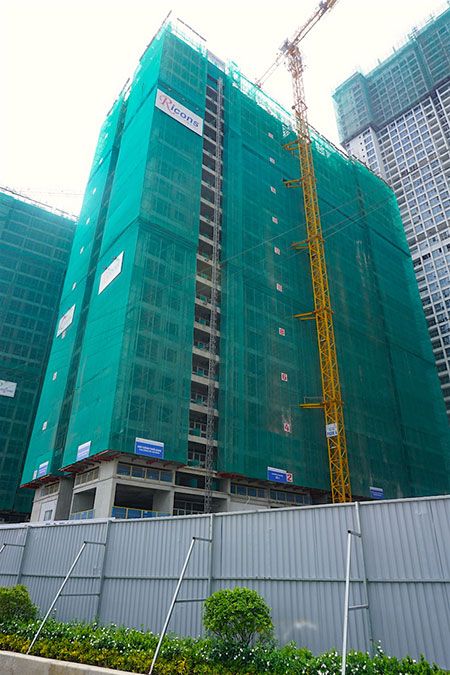 Tiến độ thi công tòa Park 4 (cập nhật ngày 10/10/2016): Đang lên sàn 22