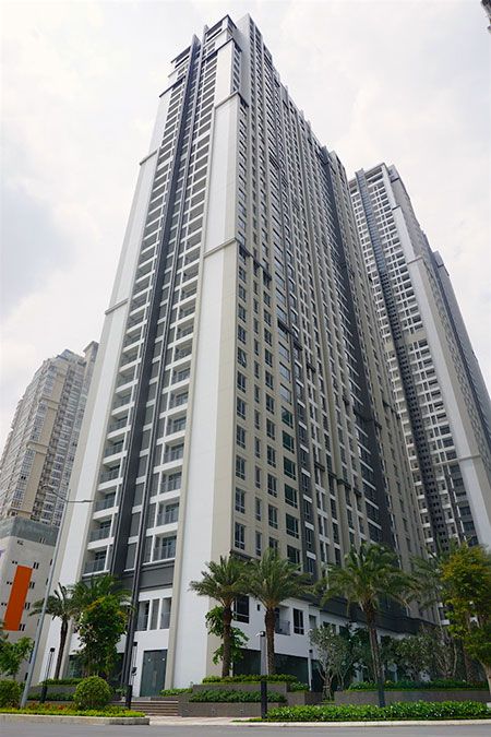 Tiến độ thi công tòa Central 1 (cập nhật ngày 15/10/2016): Đang hoàn thiện và bàn giao.