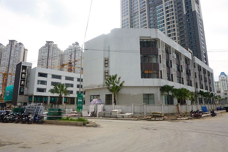 Tiến độ thi công bệnh viện Vinmec (cập nhật ngày 15/10/2015): Đã khai trương ngày 26/12/2015.