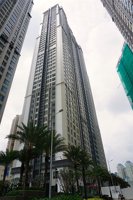 Tiến độ thi công tòa Central 2 (cập nhật ngày 15/10/2016): Đang hoàn thiện và bàn giao.