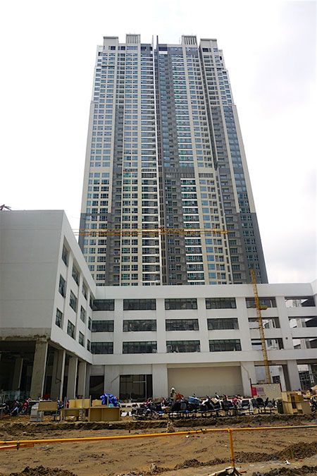 Tiến độ thi công tòa Central 3 (cập nhật ngày 15/10/2016): Đang hoàn thiện và bàn giao.