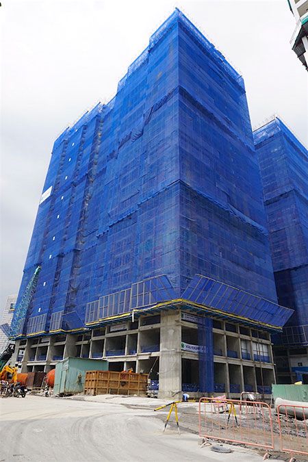 Tiến độ thi công tòa Landmark 4 (cập nhật ngày 13/10/2016): Đang lên sàn 23.