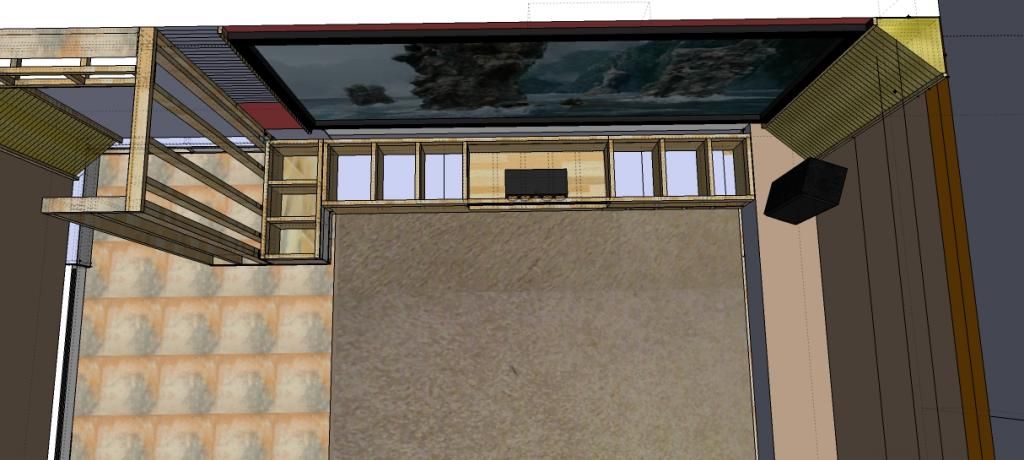 update to the stage design i had to remove the first lower step because of the size of the carpet check it out - Home Theater Stage Design update to the stage design i had to remove the first lower step because of the size of the carpet check it out - Home Theater Stage Design