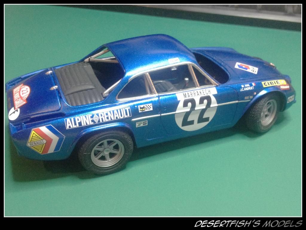 124 Tamiya Renault Alpine A110 Monte Carlo 1971 International
