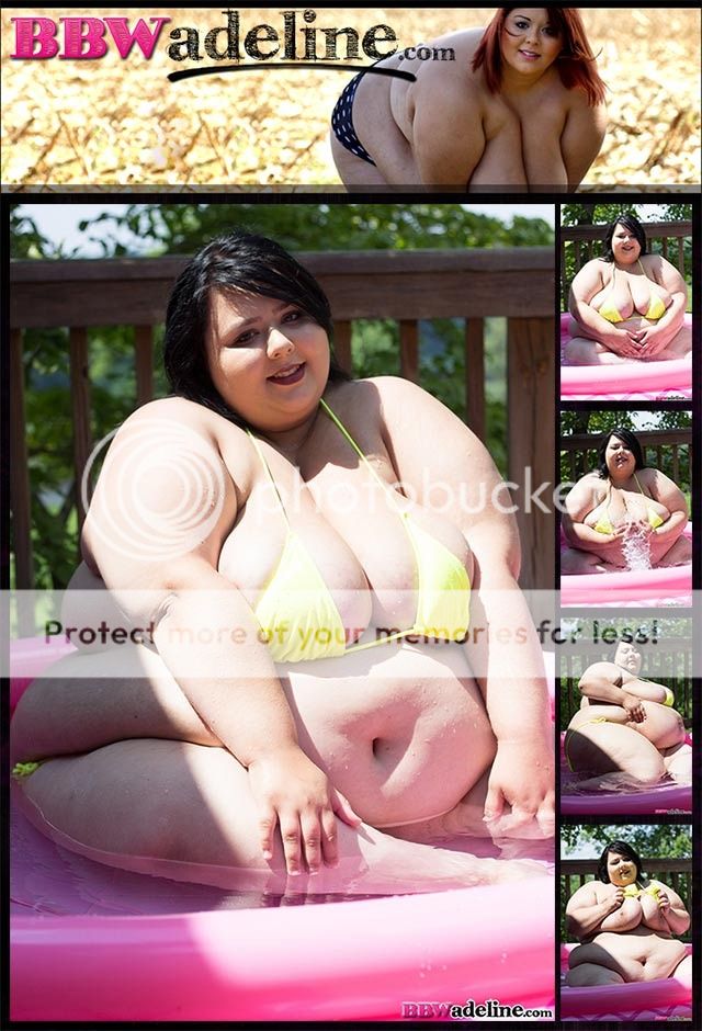 ● BBWADELINE.COM ● Big Jiggly Bikini Body! 